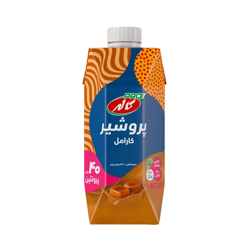کاله شيرپروتئينه کارامل330cc