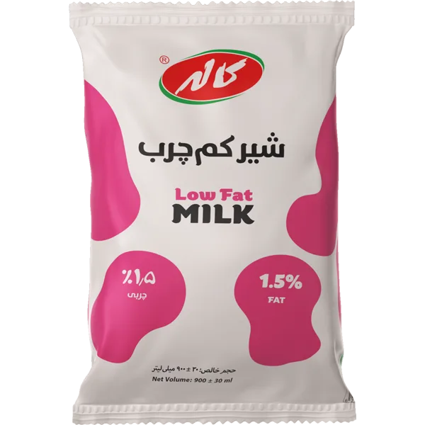 کاله شير تتراپک کم چرب 900 سي سي
