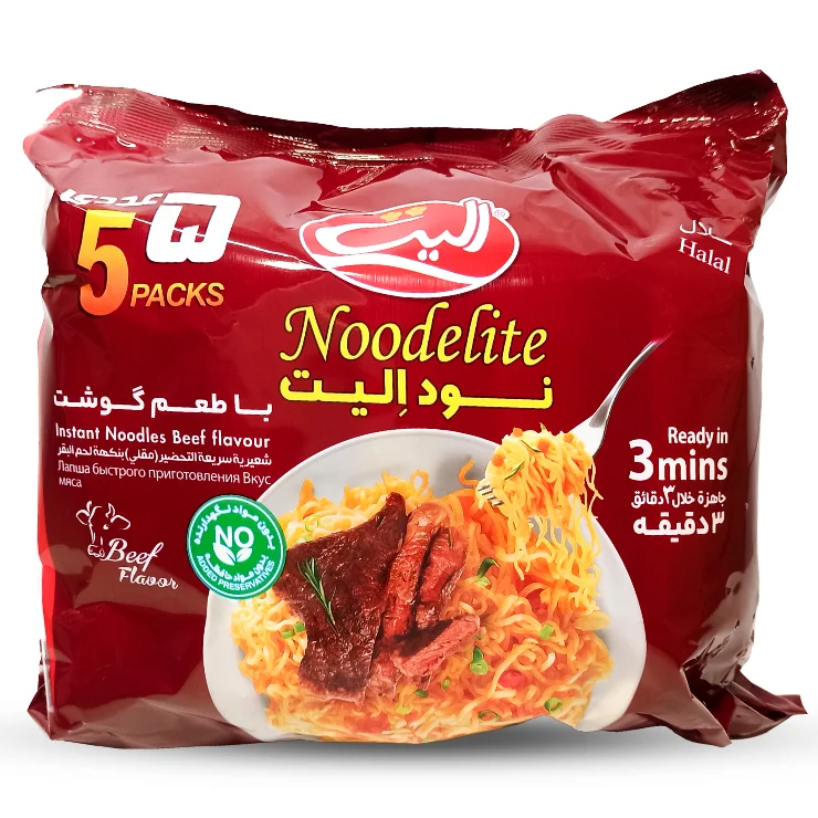 نوداليت گوشت پک5عددي