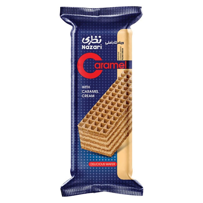 نظري ويفر کاراملي45گرم