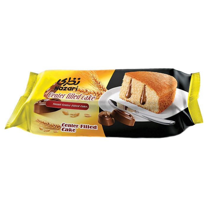 نظري کيک روغني بامغزي کرم کاکائو