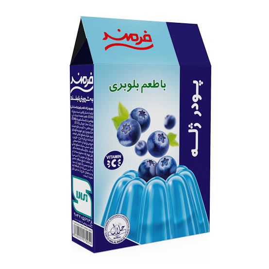 فرمند پودرژله بلوبري100گرم