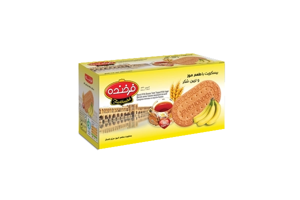 فرخنده بيسکوئيت موزي1000گرم