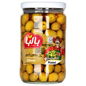 بالبا زيتون شور متوسط 680 گرم