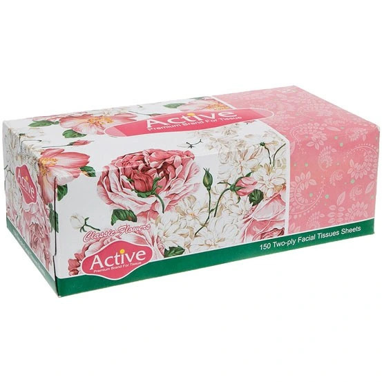 اکتيو دستمال کاغذي 150برگ دولايه