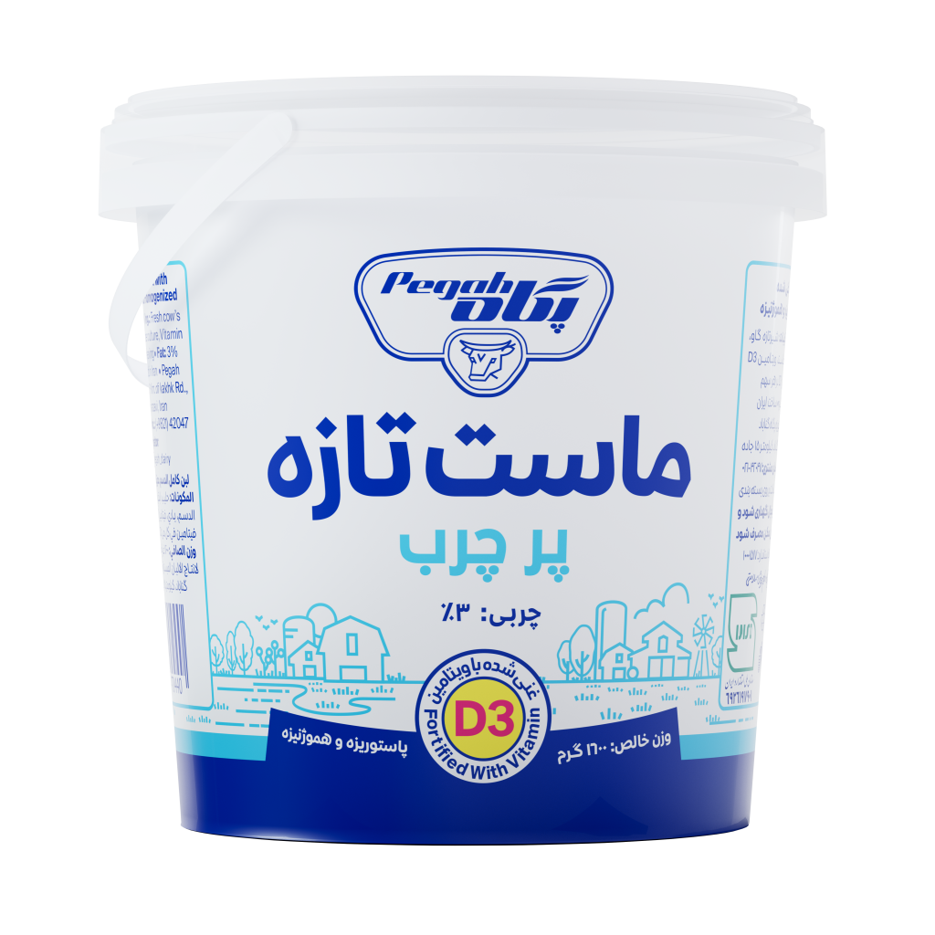 پگاه ماست پرچرب1/5کيلويي
