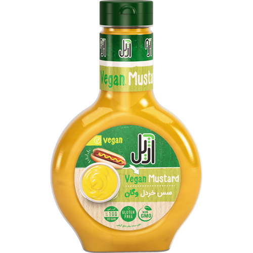 آزيل سس خردل وگان330گرم
