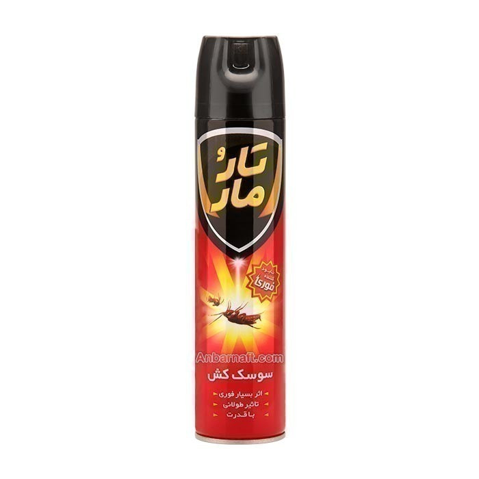 تارومار اسپري سوسک کش با بو قرمزرنگ 400گرم