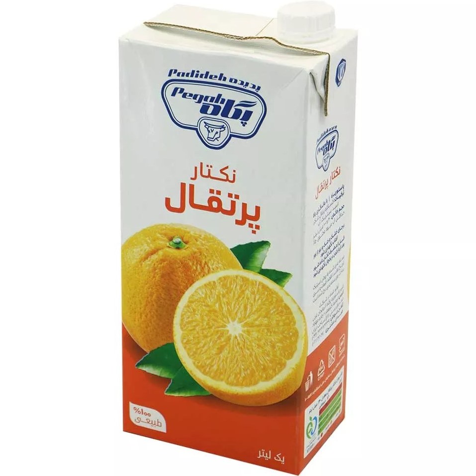 پگاه نکتارپرتقال1ليتري