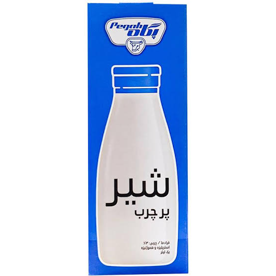 پگاه شير3% چربي1ليتري