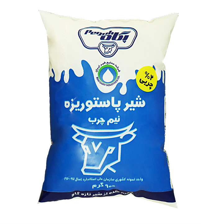 پگاه شير1/5% چربي نايلوني900گرم
