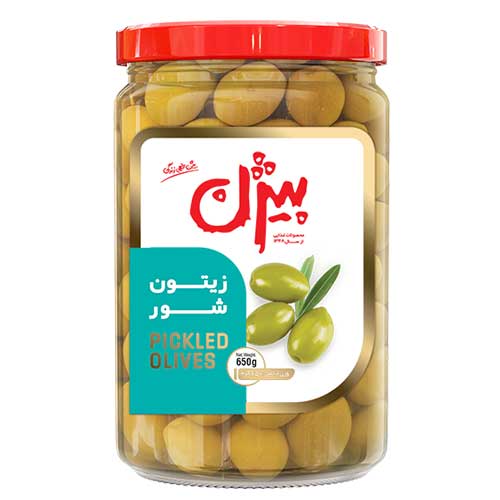 بيژن زيتون شور با هسته