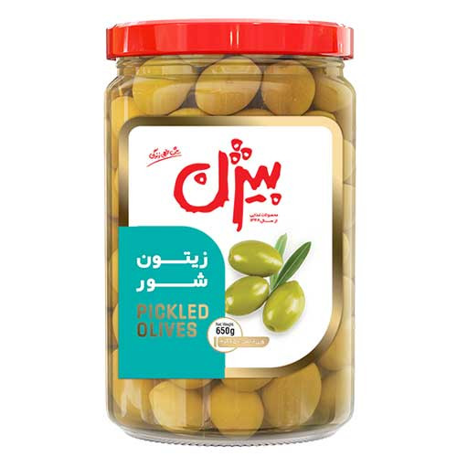 بيژن زيتون شور با هسته