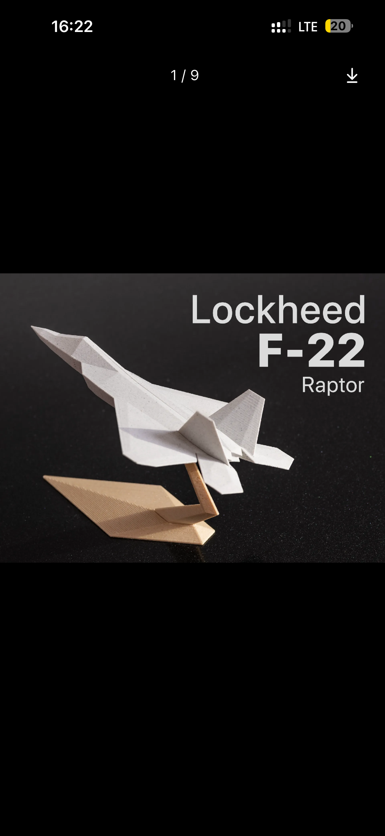 ماکت اف ۲۲ F22 تامکت