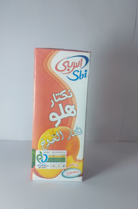 اس بي آبميوه تتراپک نکتار هلو200ميل