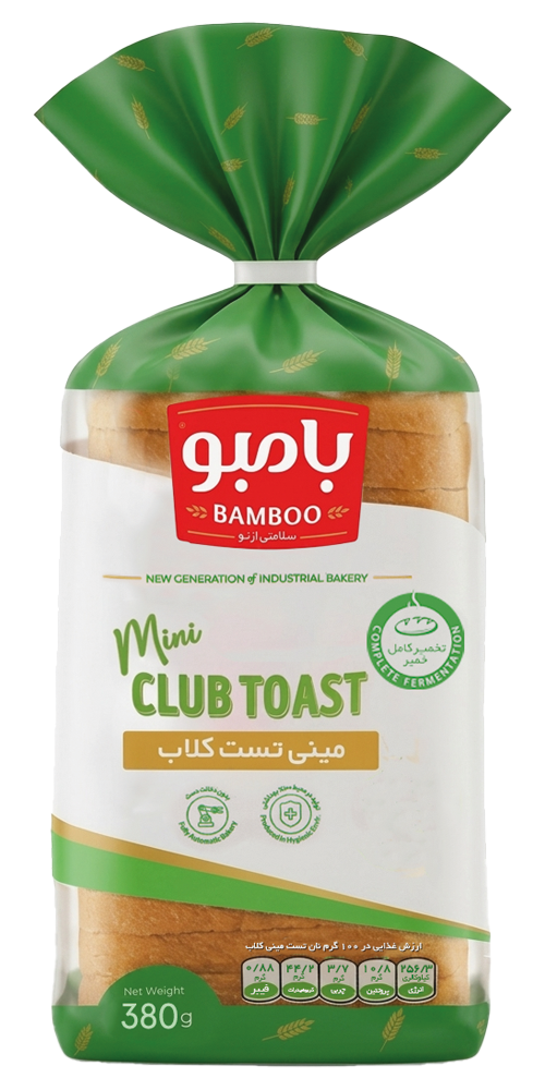 بامبو نان تست ميني کلاب380گرم