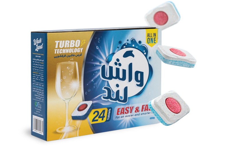 واش لند قرص ماشين ظرفشويي480 گرم