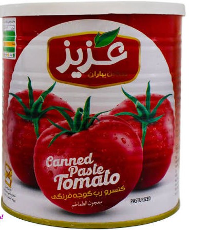 عزيز کنسرو رب گوجه 800گرم