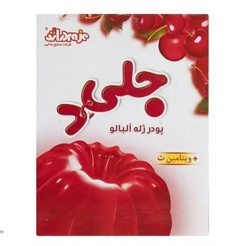 جليد پودر ژله آلبالو