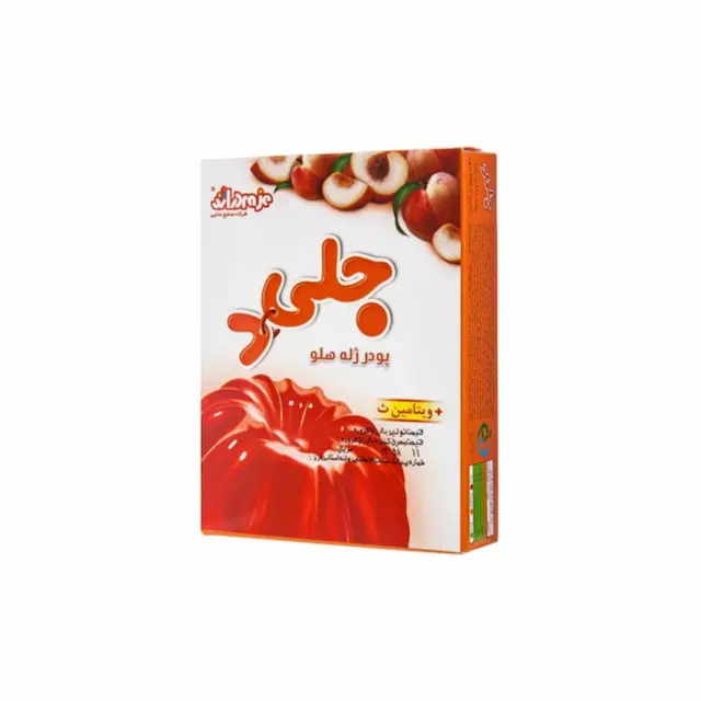 جليد پودر ژله هلو