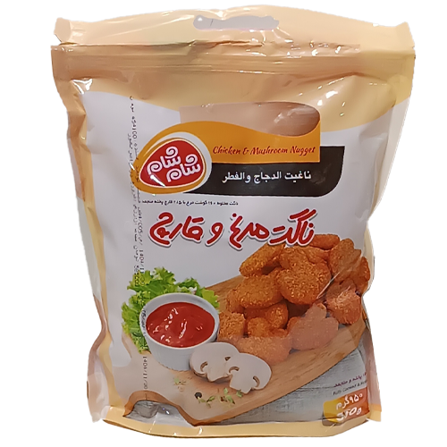 شام شام ناکت مرغو قارچ 950گرم